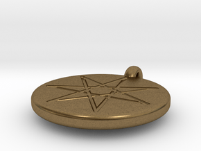 heptastar pendant in Natural Bronze