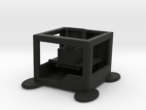 3d Printer printing Record Player  in Black Natural Versatile Plastic