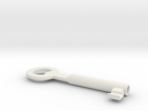 Schlüssel in White Natural Versatile Plastic