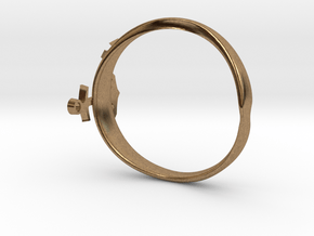 DG Ring 9 in Natural Brass