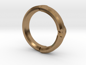 DG Ring 4 in Natural Brass