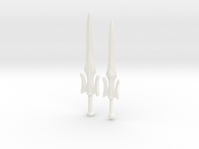 Swords of Alfredo A. Two-Pack in White Processed Versatile Plastic