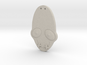 Mudokon pendant from Abe's Odyssey in Natural Sandstone