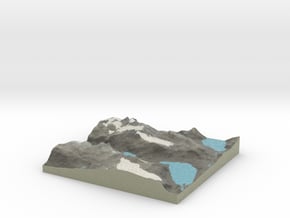 Terrafab generated model Wed Aug 13 2014 15:06:03  in Full Color Sandstone