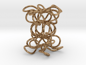 Knot Sculpture in Polished Brass