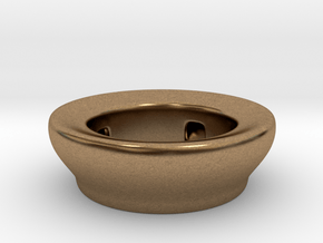 Fake Bowl  in Natural Brass