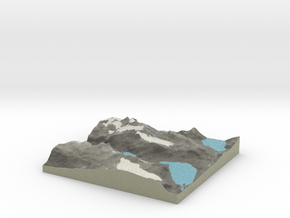 Terrafab generated model Sun Aug 17 2014 21:36:54  in Full Color Sandstone