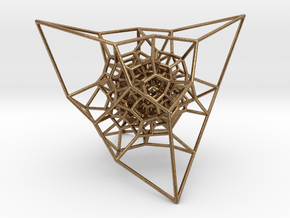 Inversion of a diamond lattice in Natural Brass