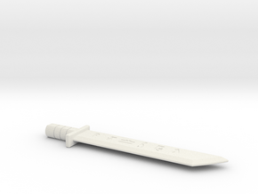 Small Drift Sword Forget in White Natural Versatile Plastic