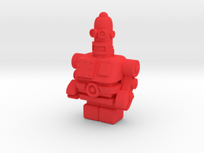 USB Robot in Red Processed Versatile Plastic