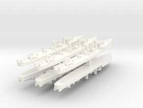 Admiralty S Destroyer (Std) 1:1800 x6 in White Processed Versatile Plastic