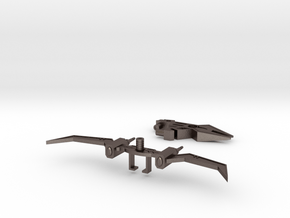 Sunlink - Lambchops Bow & Short Blade in Polished Bronzed Silver Steel
