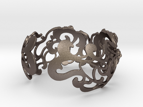 baroque bracelet in Polished Bronzed Silver Steel