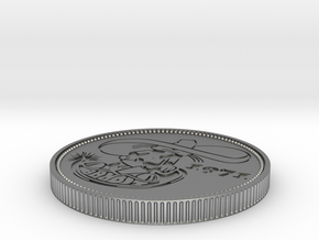 Coin in Natural Silver