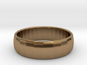 1001 facets braclet in Natural Brass