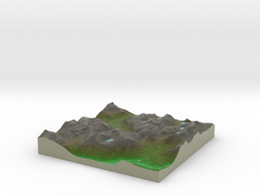 Terrafab generated model Sat Mar 22 2014 03:45:29  in Full Color Sandstone