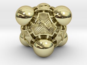 Nucleus D8 in 18k Gold Plated Brass