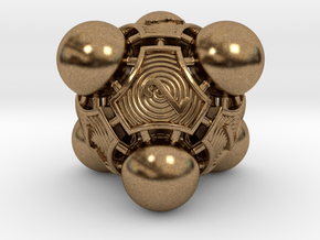 Nucleus D8 in Natural Brass