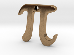 Pi in Natural Brass