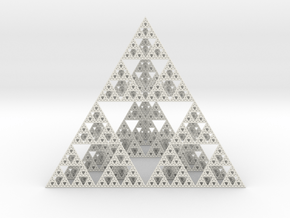 Sierpinski 150mm in White Natural Versatile Plastic