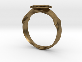 Christian Navigator Ring 2 in Natural Bronze