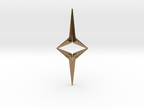 YOUNIVERSAL Sharp Duo, Pendant in Natural Brass