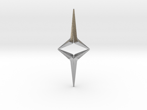 YOUNIVERSAL Sharp Duo, Pendant in Natural Silver