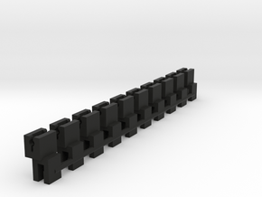 NEM adapter for Dapol Gresley bogies in Black Natural Versatile Plastic