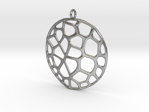 Exteriority Pendant in Natural Silver