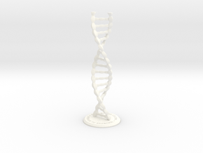 DNA Endless Column 2012 - Homage to Brancusi in White Processed Versatile Plastic