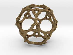 Simple Cage Fractal U16 in Natural Bronze
