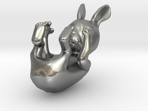Tiny Rabbit in Natural Silver