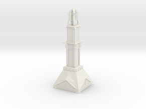 Temple Pillar in White Natural Versatile Plastic