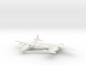 1/700 Antonov AN 12 Shaanxi Y8 x2 in White Natural Versatile Plastic