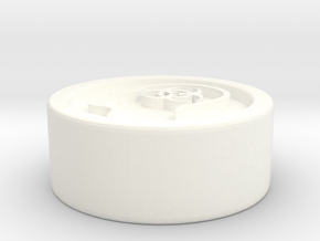 Circle Token - 0.5" Diseased in White Processed Versatile Plastic