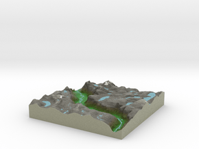 Terrafab generated model Sat Apr 05 2014 00:12:42  in Full Color Sandstone