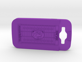 Galaxy S3 Football Huskies in Purple Processed Versatile Plastic