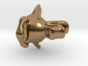 Dragoelephant Figurine in Natural Brass
