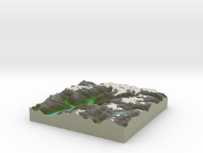 Terrafab generated model Sat Apr 05 2014 19:43:39  in Full Color Sandstone