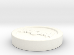 Circle Token - 1" Celestial in White Processed Versatile Plastic