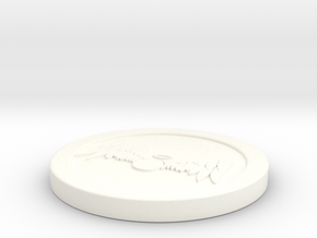 Circle Token - 2" Celestial in White Processed Versatile Plastic