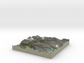 Terrafab generated model Sat Apr 05 2014 19:34:34  in Full Color Sandstone