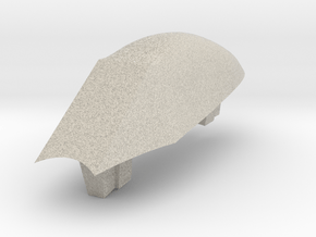 Aircraft- DH 100 Vampire Canopy Only (1/00th) in Natural Sandstone