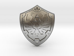 Royal Shield III in Natural Silver