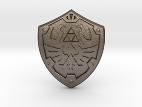 Royal Shield III in Polished Bronzed Silver Steel