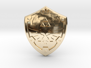 Royal Shield III in 14K Yellow Gold