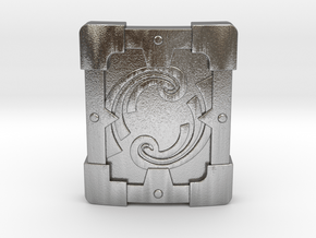 Fortified Shield in Natural Silver
