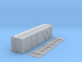 N-Scale D&RGW "Fowler Clone" Boxcar (K-Brake) in Smooth Fine Detail Plastic