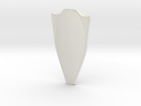 Death Dealer's Shield for Minimate in White Natural Versatile Plastic