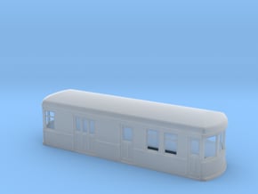 N gauge short trolley RPO in Tan Fine Detail Plastic